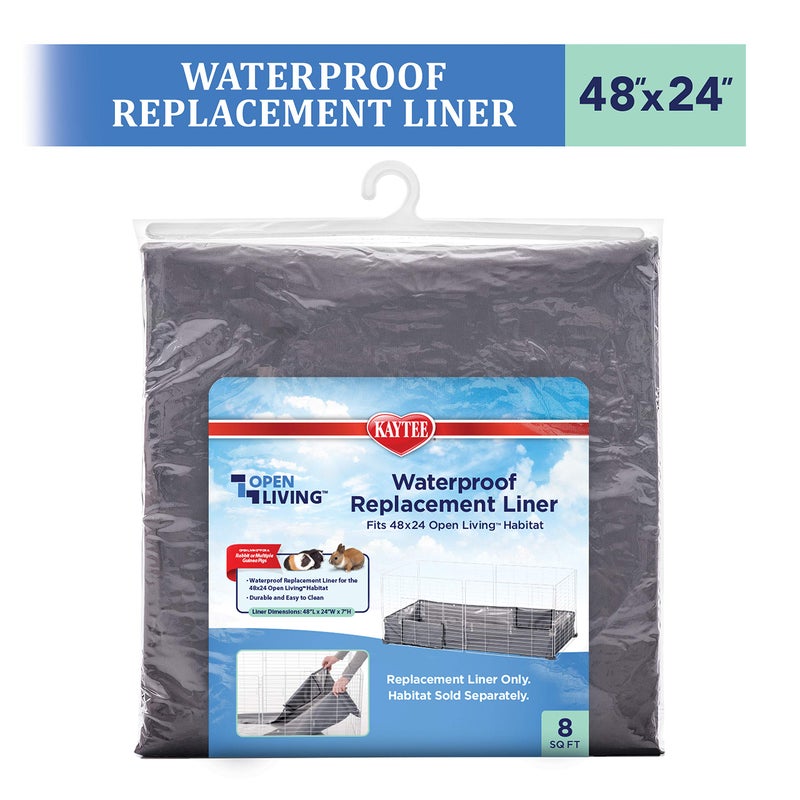 Kaytee Open Living Pet Guinea Pig or Rabbit Habitat Replacement Liner 48" x 24" - Image 2